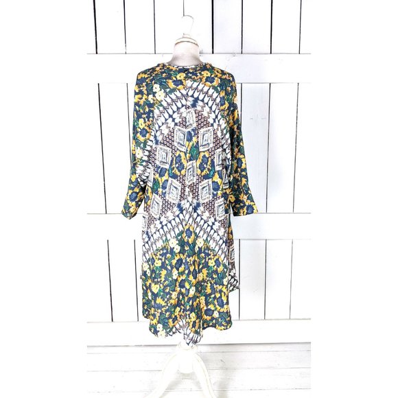 Oneill floral tribal print kimono cover up jacket - Picture 5 of 6